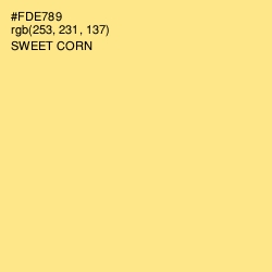 #FDE789 - Sweet Corn Color Image
